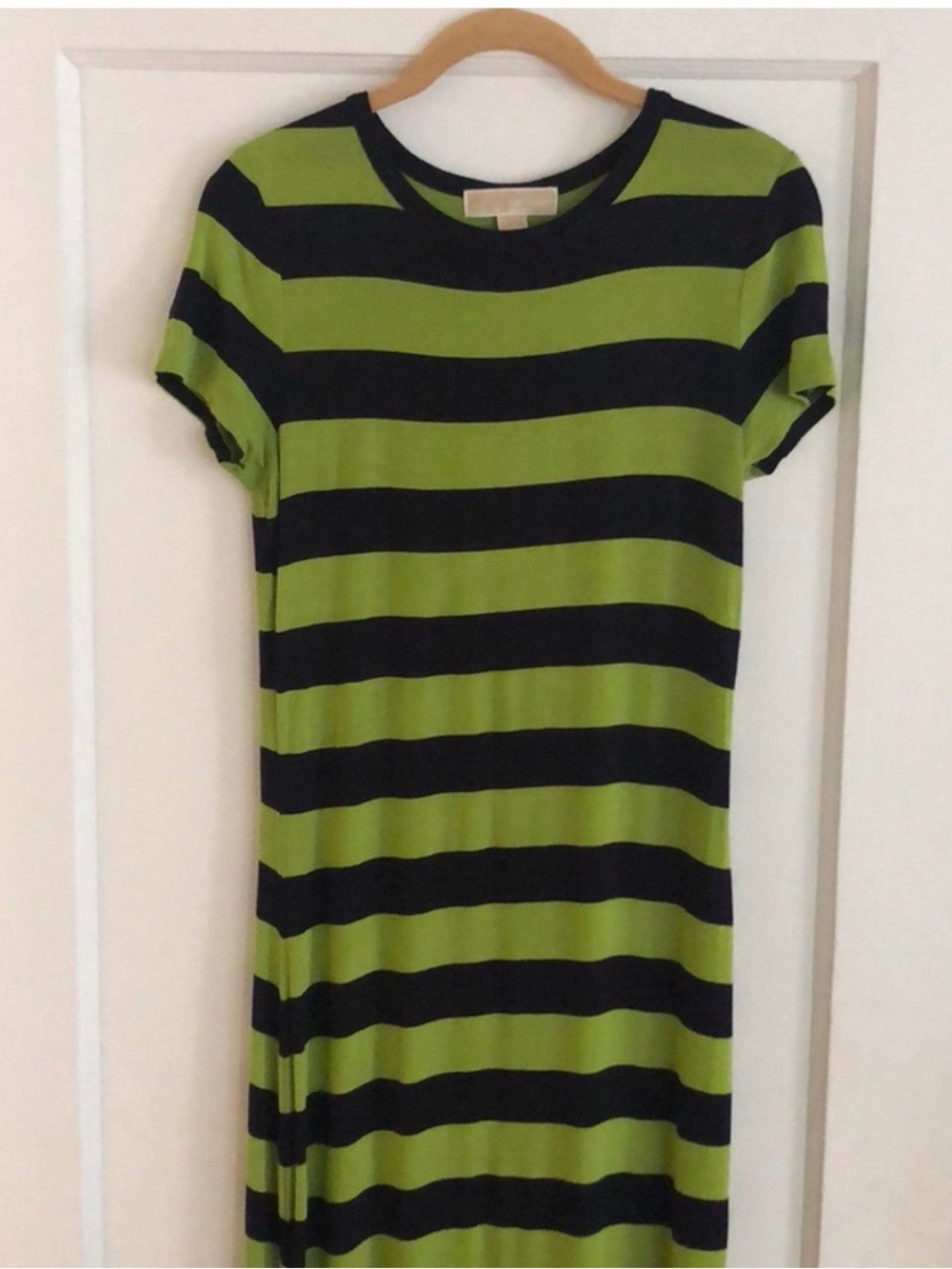 Michael Kors striped maxi dress